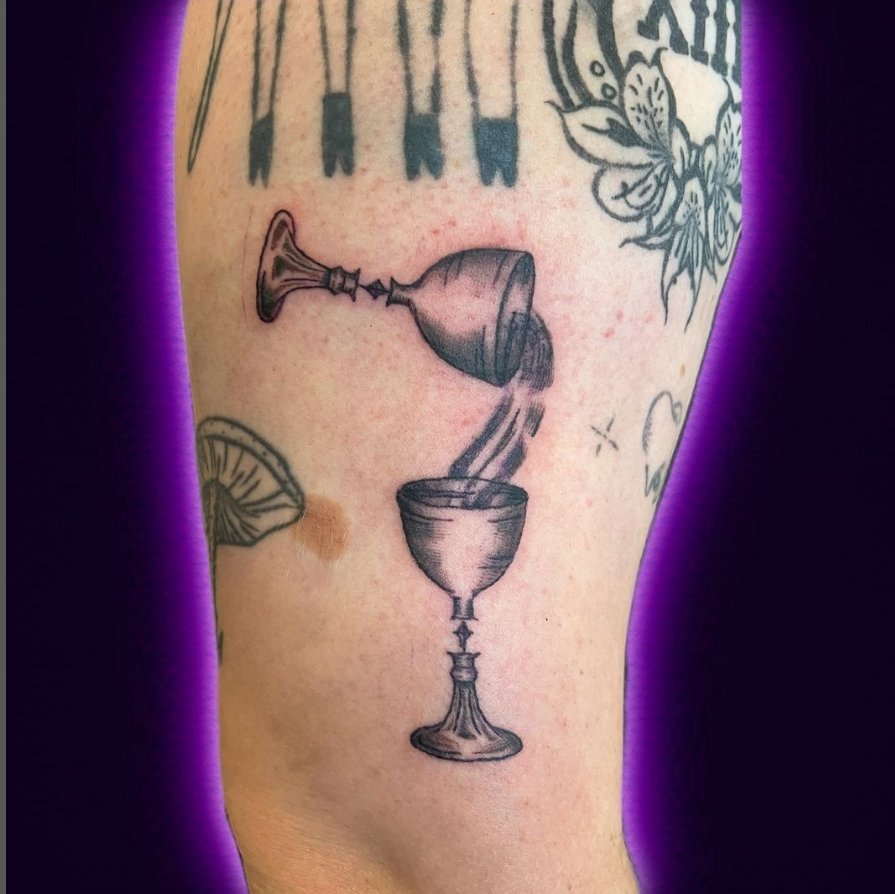 black and grey tattoo