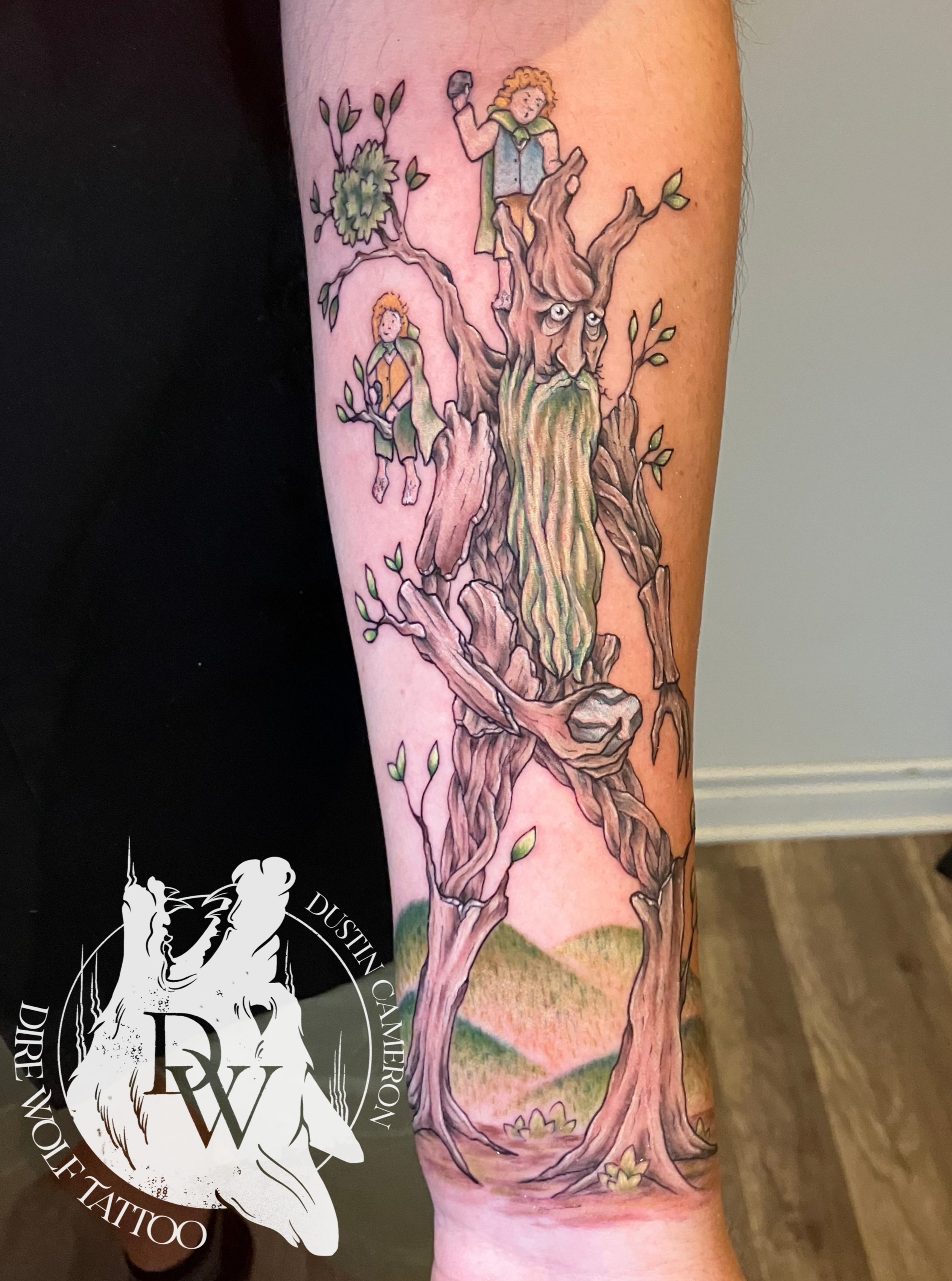 tree beard in color