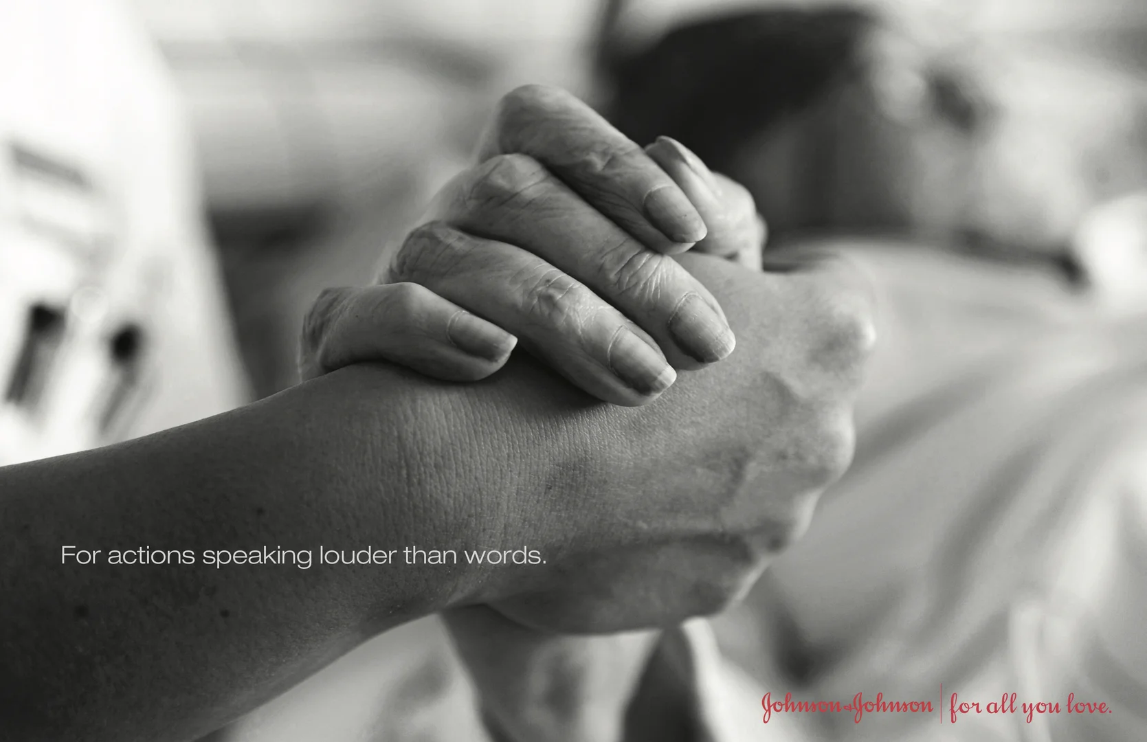 For actions speaking louder than words.