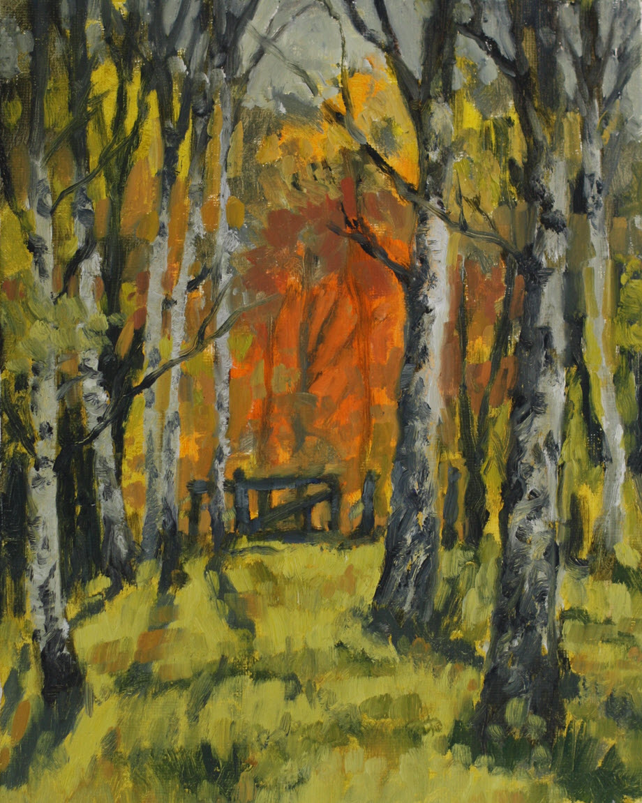 Maitai Valley (2019, Week 20). 305 mm x 230 mm. Oil on Panel.
