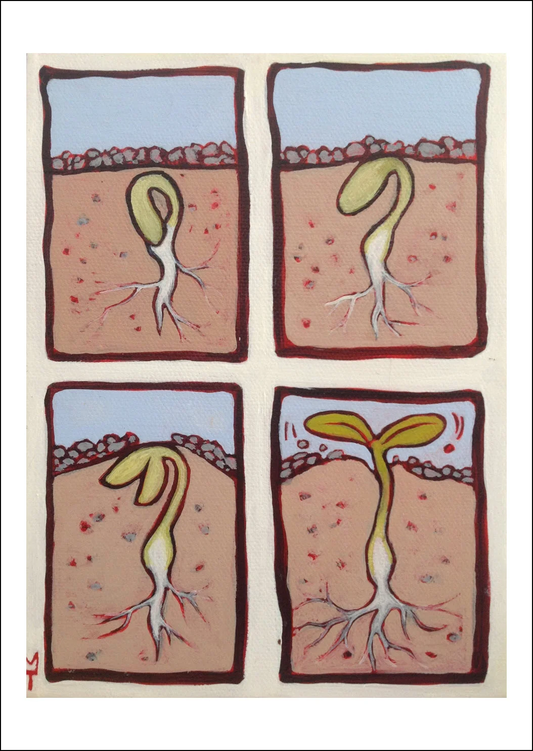 57. "Yay!" To grow, there is often a struggle… push and strain… and… YAY!