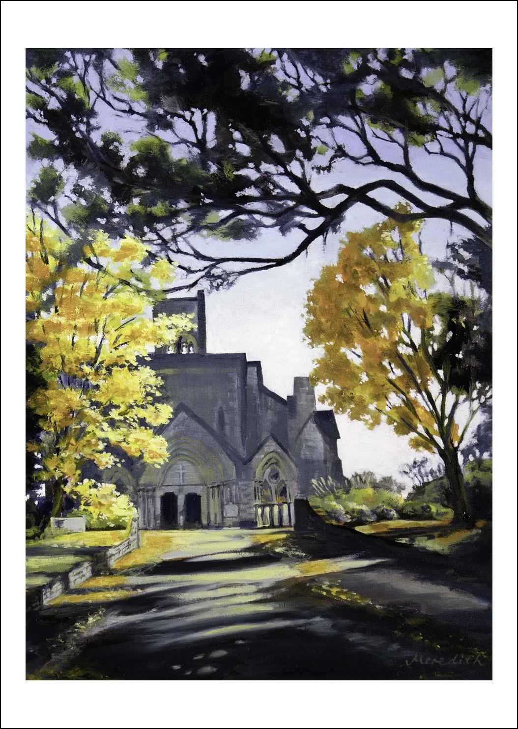 50. Nelson Cathedral 2018 oil on panel (framed) 400mm x 300mm.jpg
