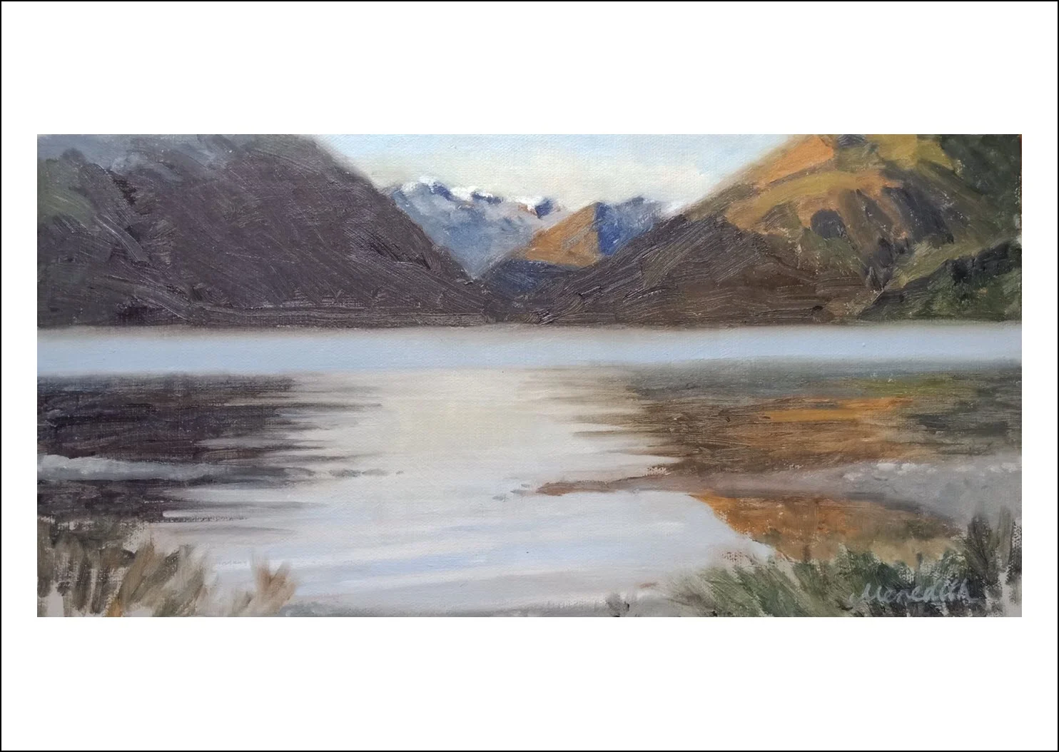 53. Lake Rotoiti Early Morning Mist. Oil on canvas.jpg