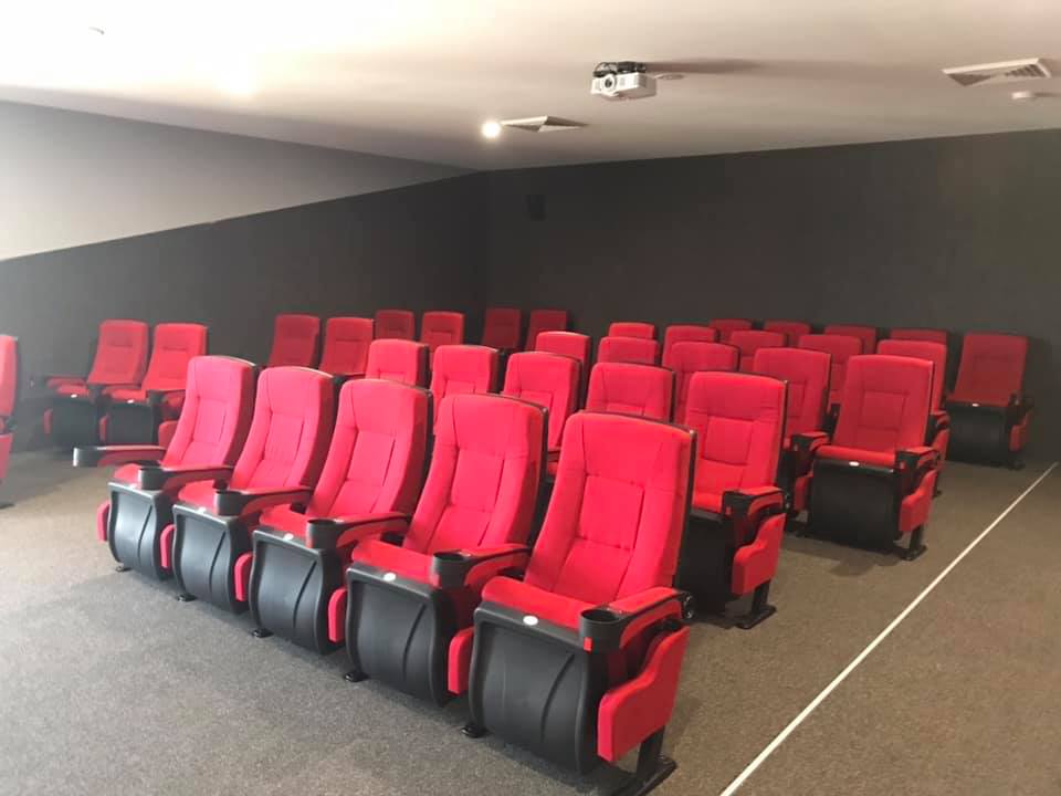 commercial cinema seating installation