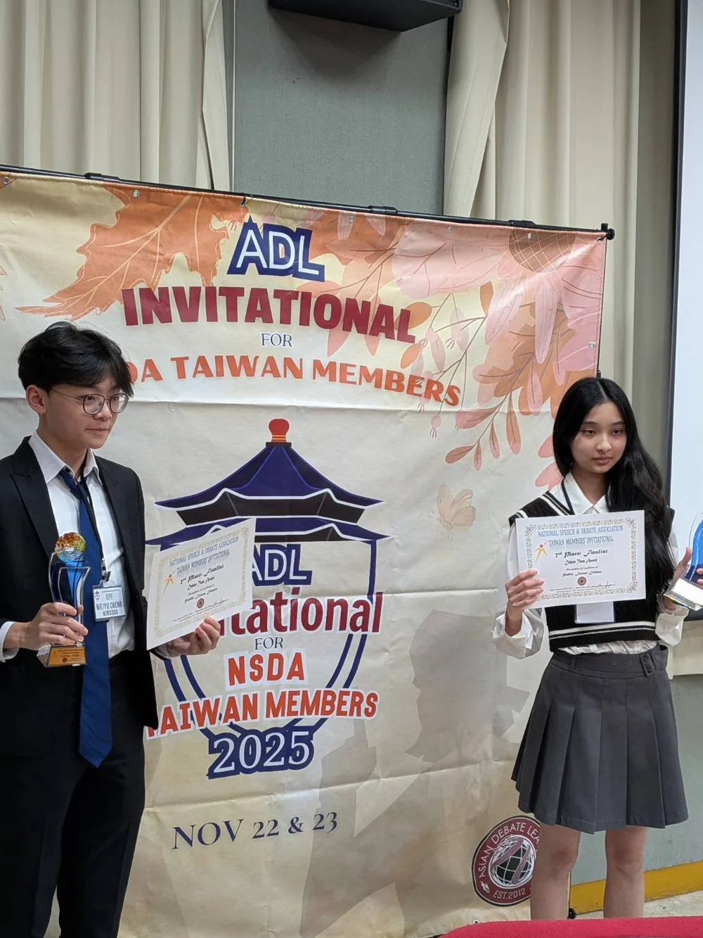 MDID Debate Club Achieves 2nd Place at the Asian Debate League / NSDA Tournament!