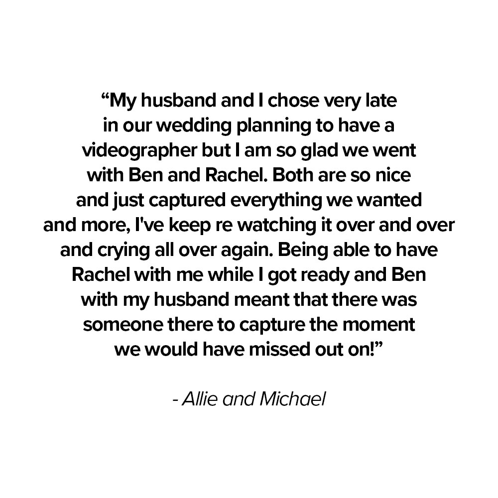 Allie and Michael Testimonial