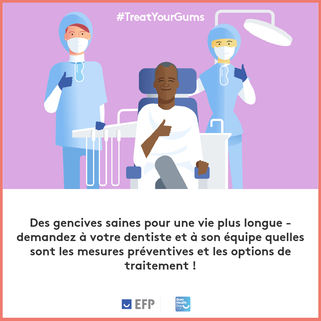 Joyeuse journée de la santé gingivale 2022 à toutes et tous !