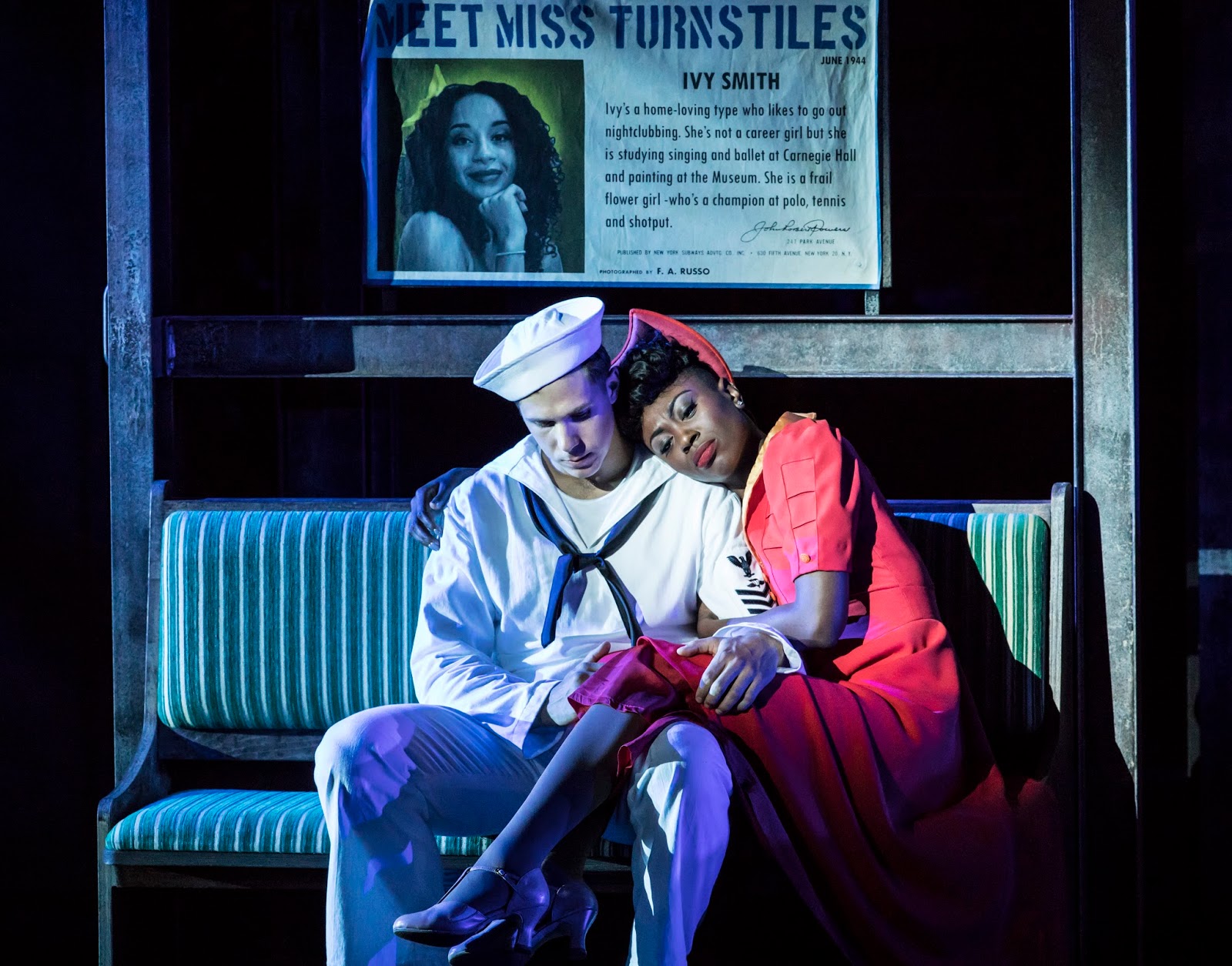 Samuel Edwards and Miriam-Teak Lee as Ozzie and Claire. Photo Johan Persson..jpg