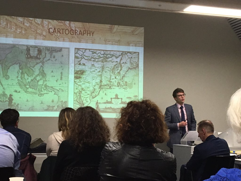 At the launch of The Bookshop of the World in Groningen, Friday 22 March