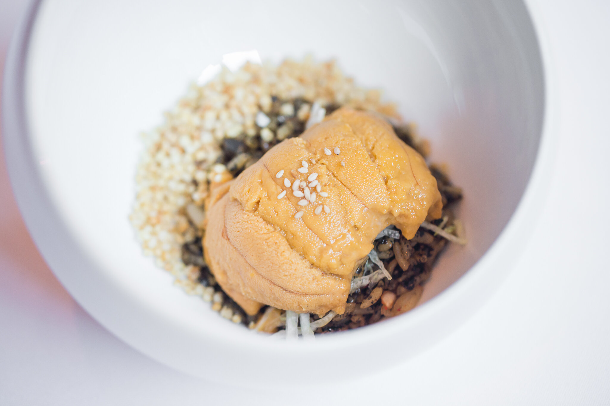  Urchin (성게) | Seaweed Rice | Crispy Quinoa 