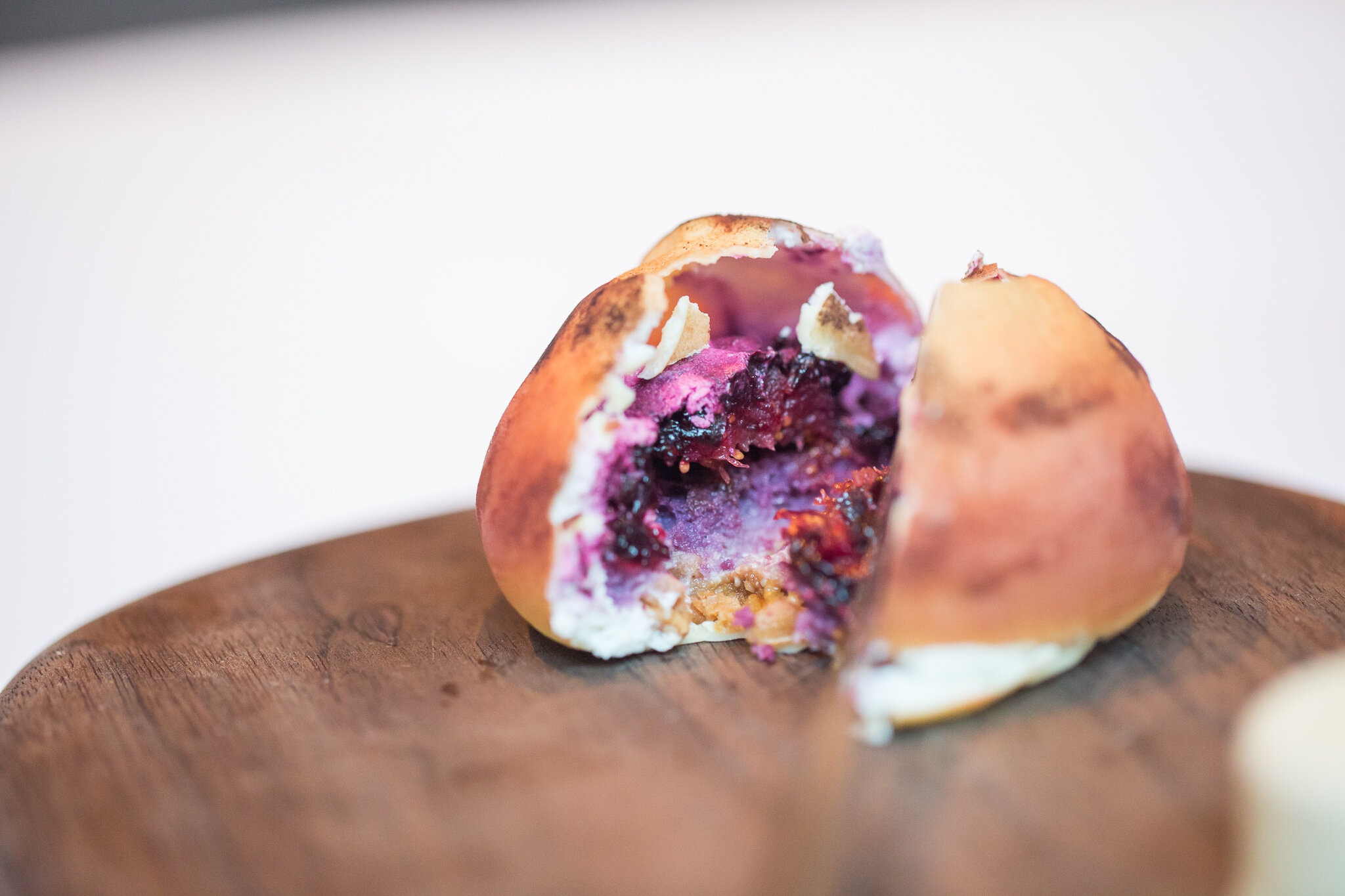  Bread &amp; Butter (브레드 &amp; 버터) | Yogurt Mousse | Fig | Huckleberry Compote | Lavender Honey Ice Cream 