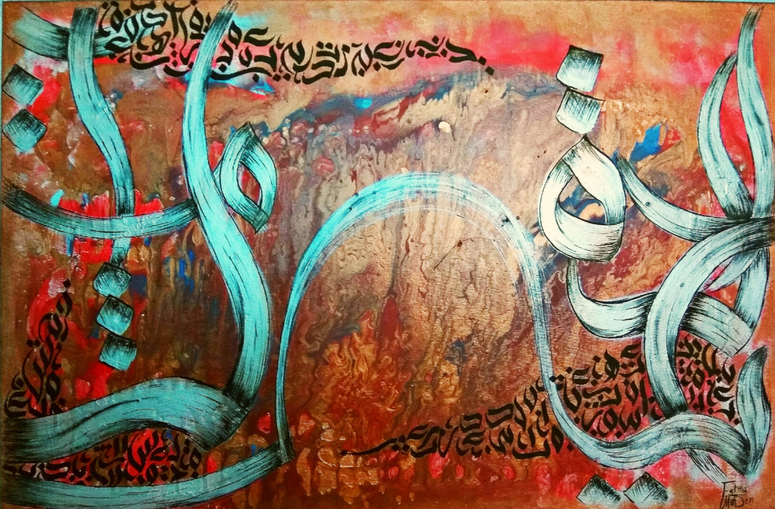 Life is Hope Acrylic on canvas 90 x 60 cm