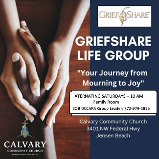 GRIEF SHARE GROUP - SATURDAYS