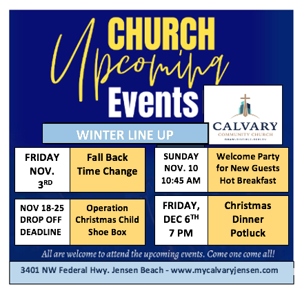 AROUND THE CORNER FOR CALVARY COMMUNITY CHURCH