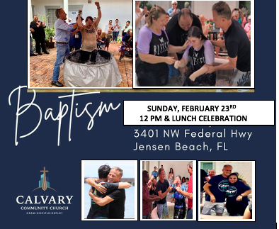 BAPTISM SUNDAY & CELEBRATORY LUNCH