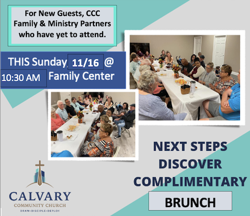NEXT BEST STEPS DISCOVER BRUNCH!