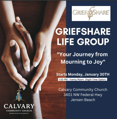 GRIEF SHARE GROUP -  WED MORNINGS