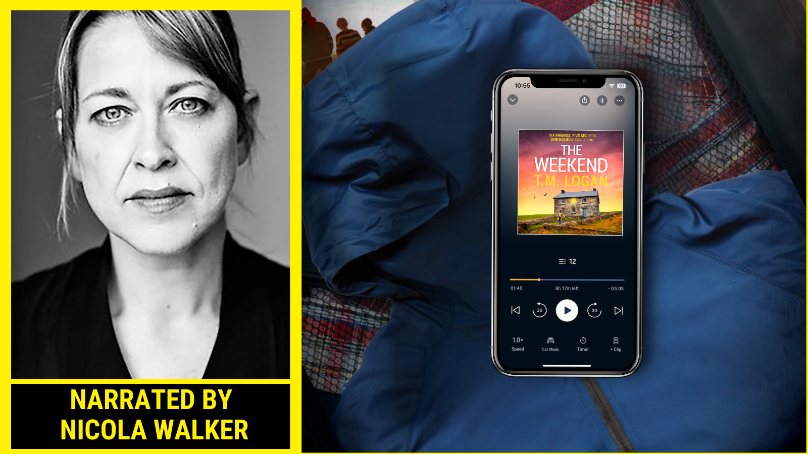 Audiobook narrator revealed...