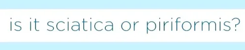 Sciatica Piriformis Syndrome Sore Spots Massage Therapy