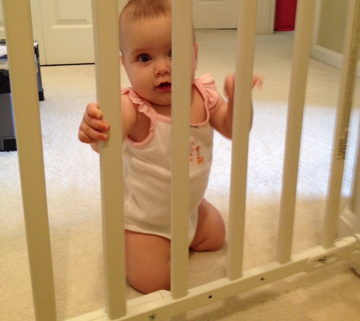 Baby Proofing Montgomery - This gated TV nook helps create a safer