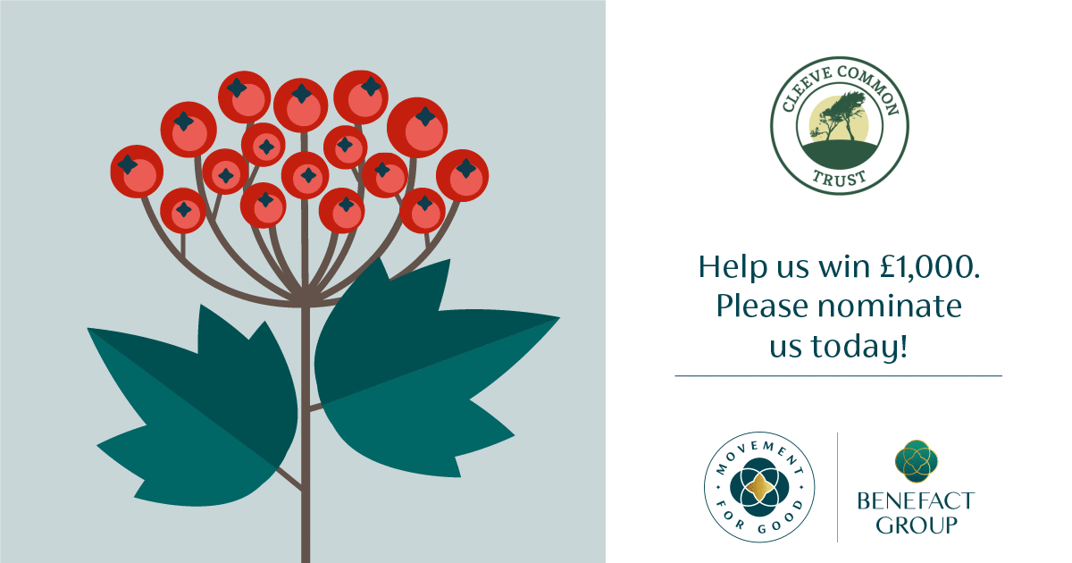 Please take one minute to nominate us for £1,000!