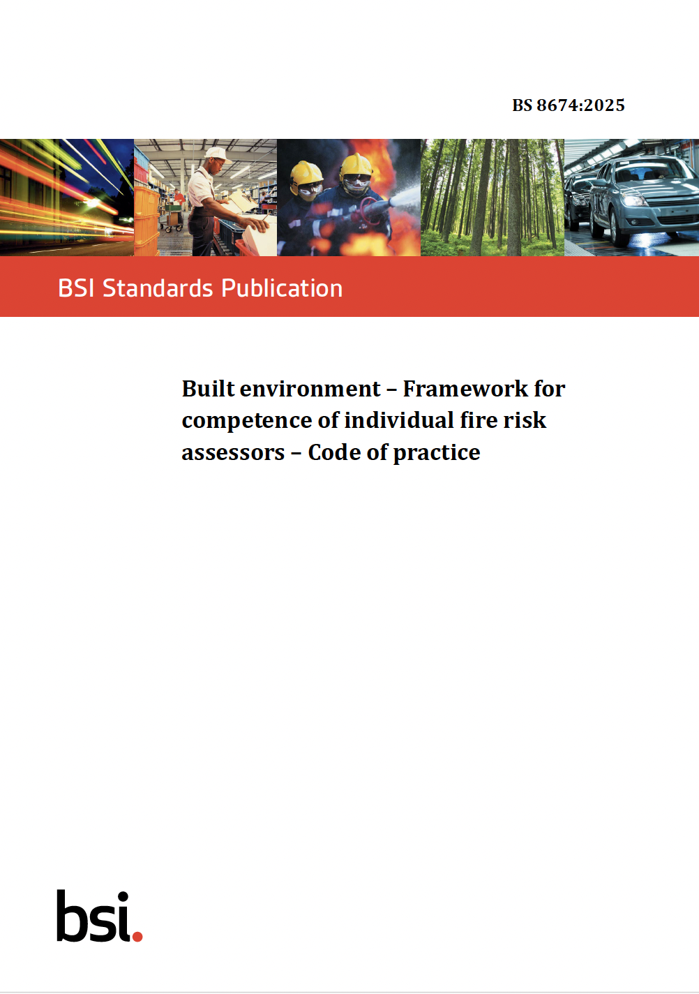 BS8674 Front Cover
