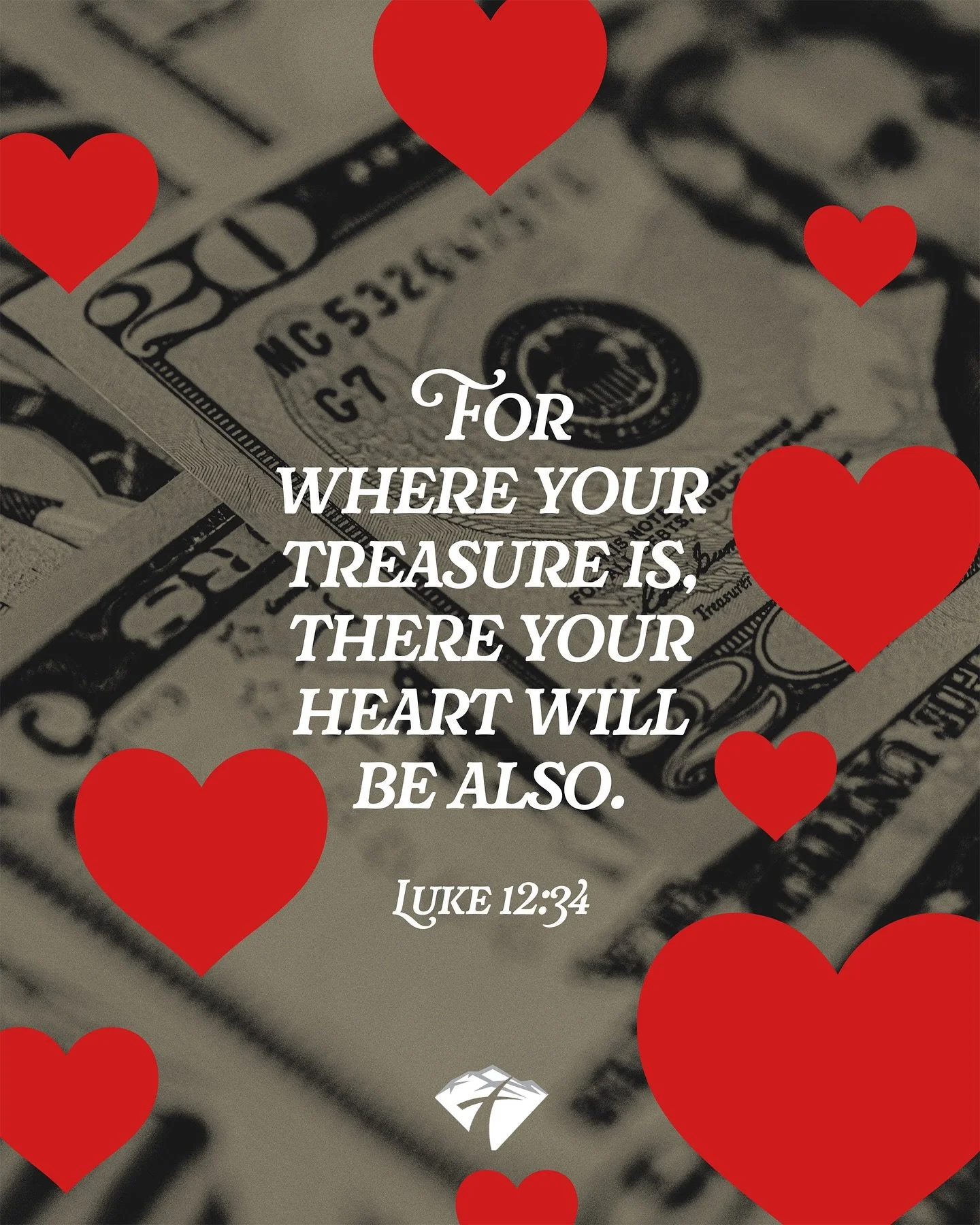 Where we invest our money, whether in things, or in people, or in heavenly pursuits, that’s where our hearts follow. ❤️
