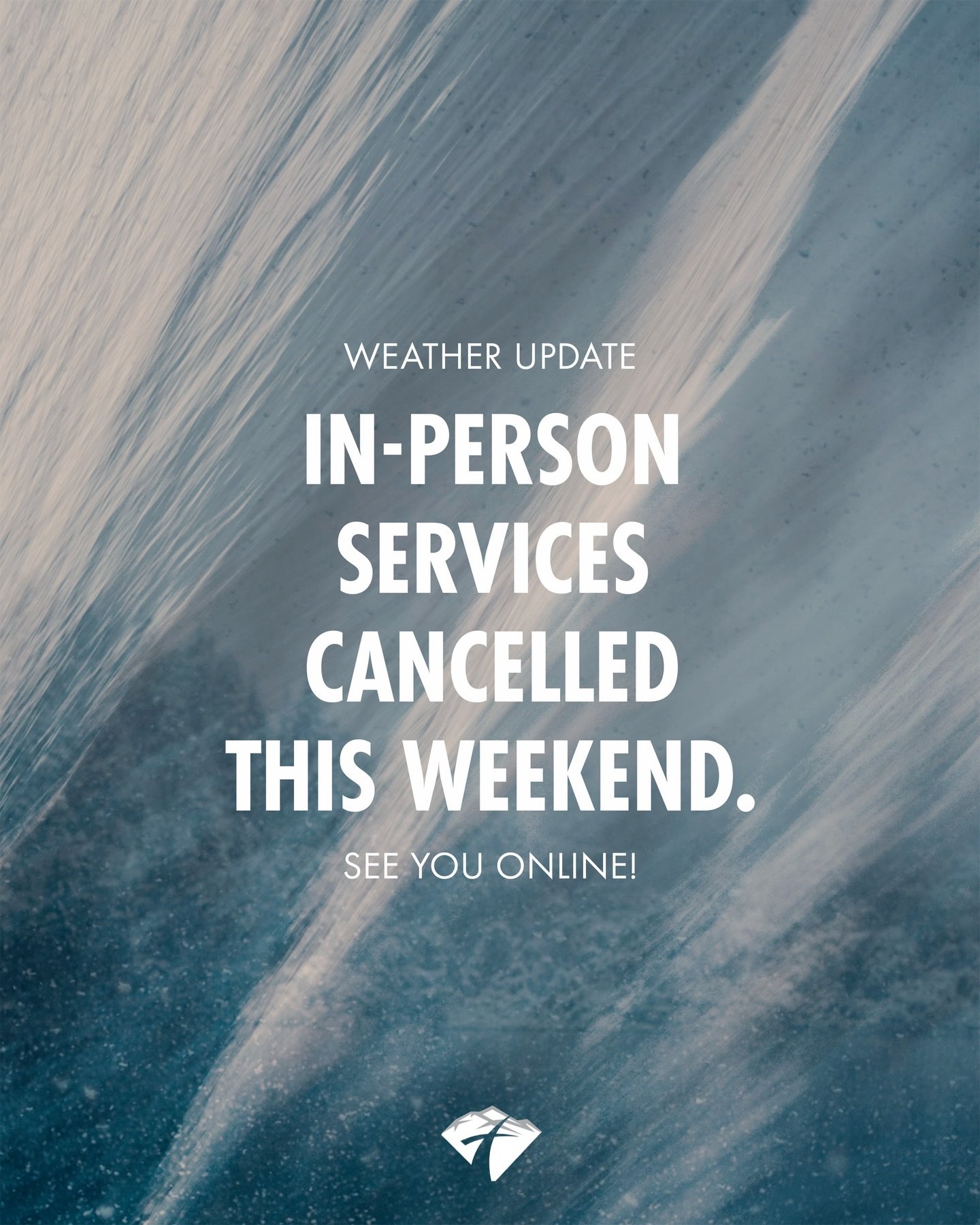 Due to snow and ice across Metro Atlanta, all in-person services are canceled this weekend.

Join us online tomorrow at 10:00 AM as we worship together from home.

Stay safe. Stay warm. We&rsquo;ll see you online. 🤍❄️