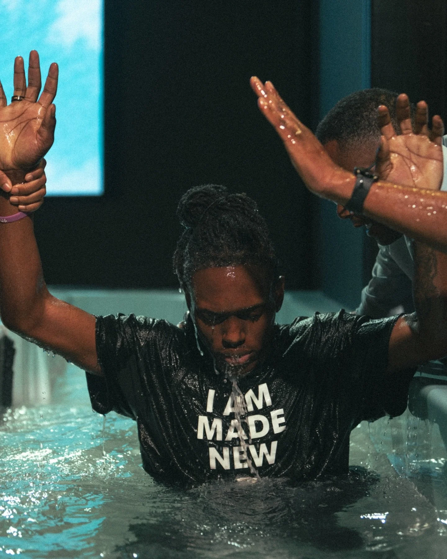 Yesterday we celebrated two baptisms and a God who still makes everything new. 💧✨