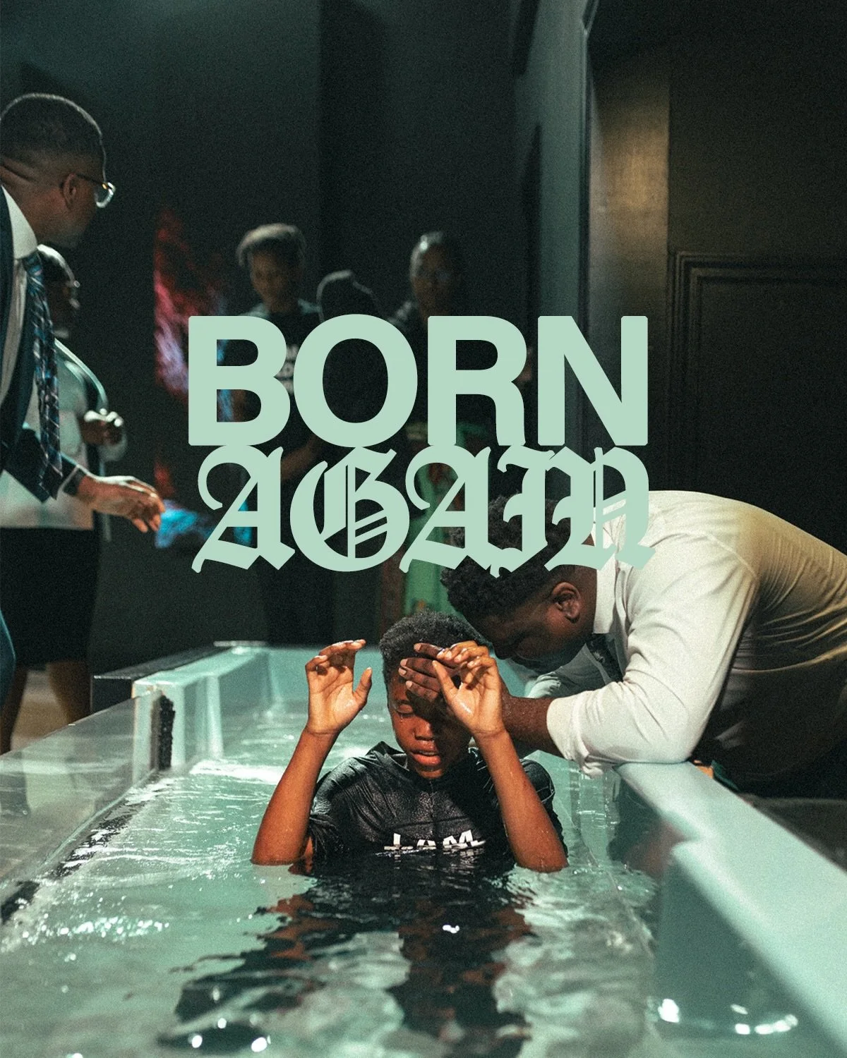 Two young men were born again and made new today.

Buried in His name. Raised in His power. Walking in new life. God is still saving, still changing, and still making all things new. 💧🖤