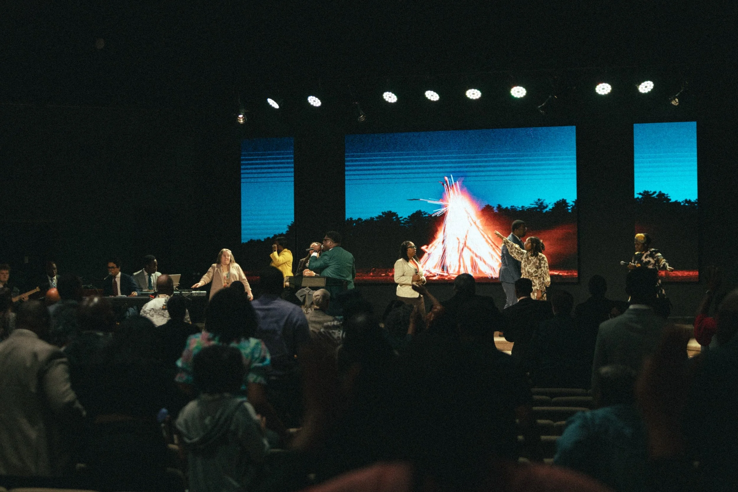 Church was on fire today!!! 🔥🔥🔥🔥