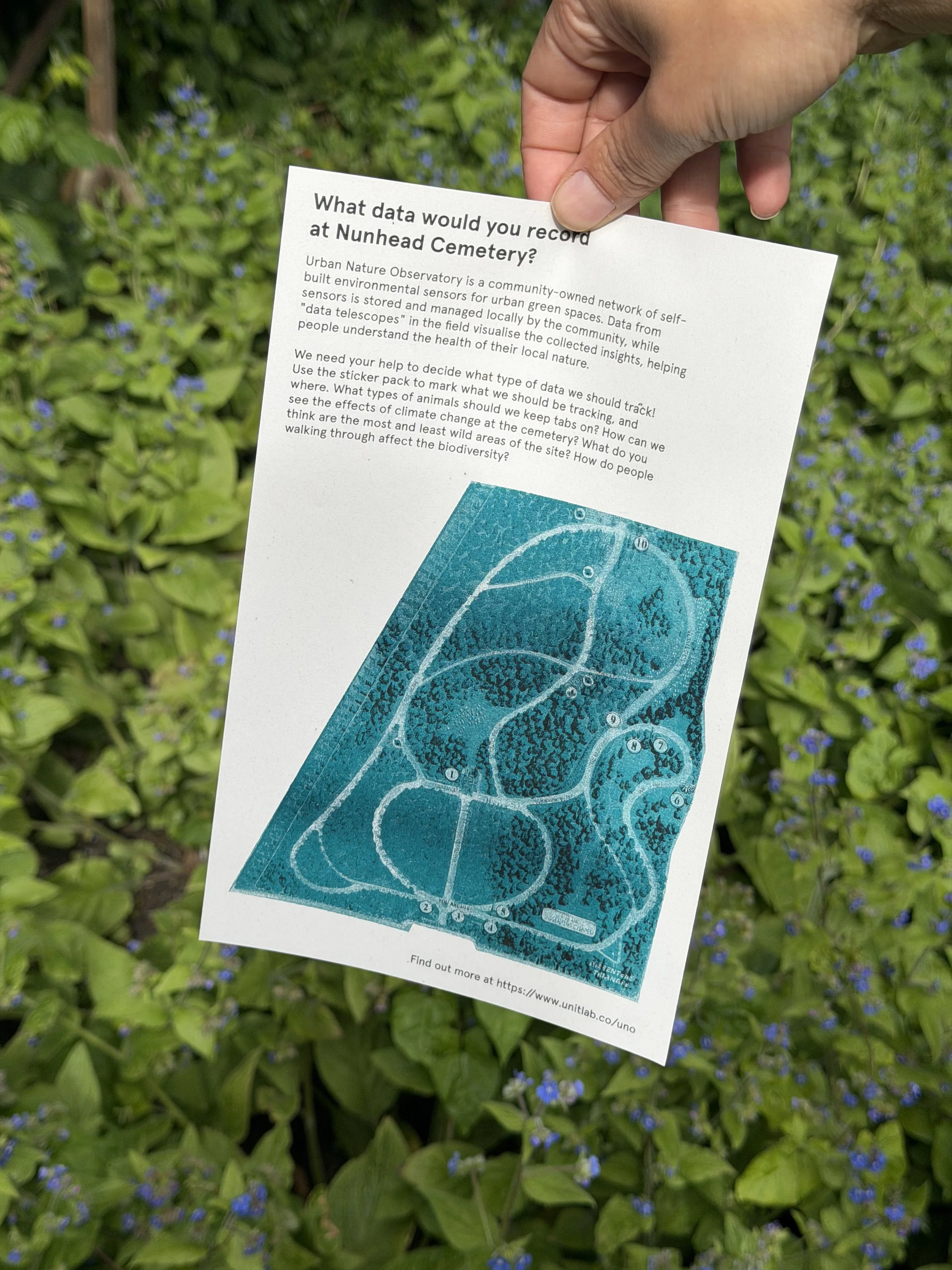 Map of Nunhead Cemetery