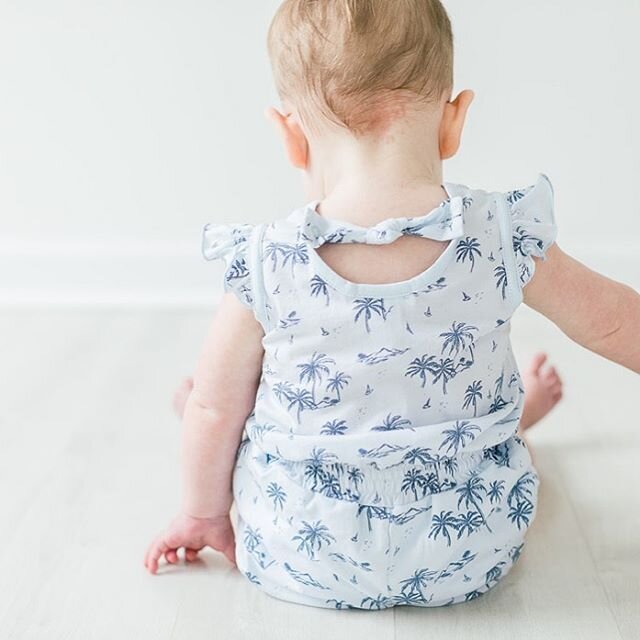 😍 Knotted bow detail in the back 😍Feather Baby USA, always with the sweetest of details 💕