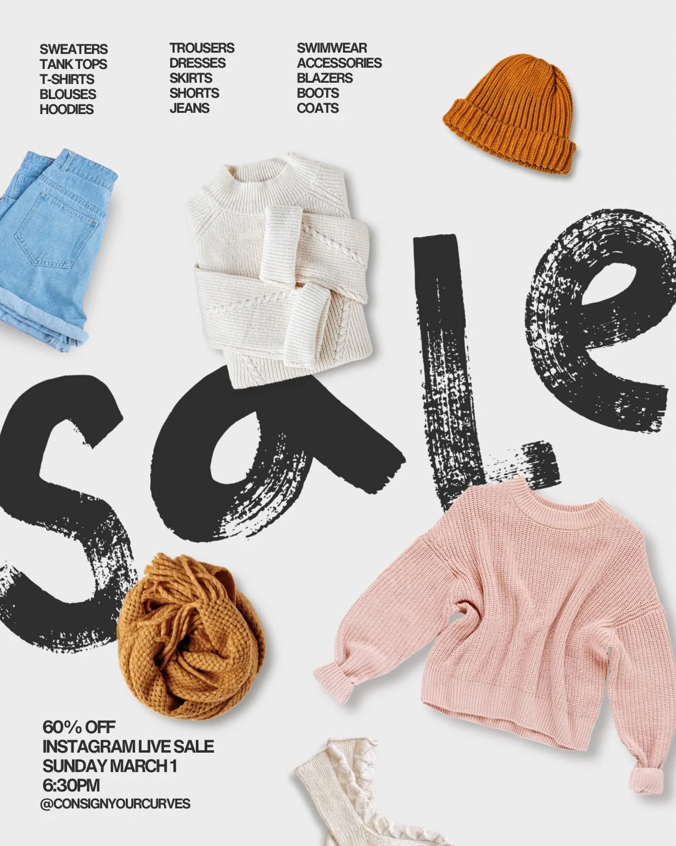 🚨 THIS IS NOT A DRILL 🚨
OUR BIGGEST LIVE SALE EVER 🤯🔥

✨ 60% OFF EVERYTHING ✨
Yes&hellip; EVERYTHING. Sweaters, jeans, dresses, swimsuits, accessories &mdash; all of it.

This is the moment to refresh your wardrobe without breaking your bank acco