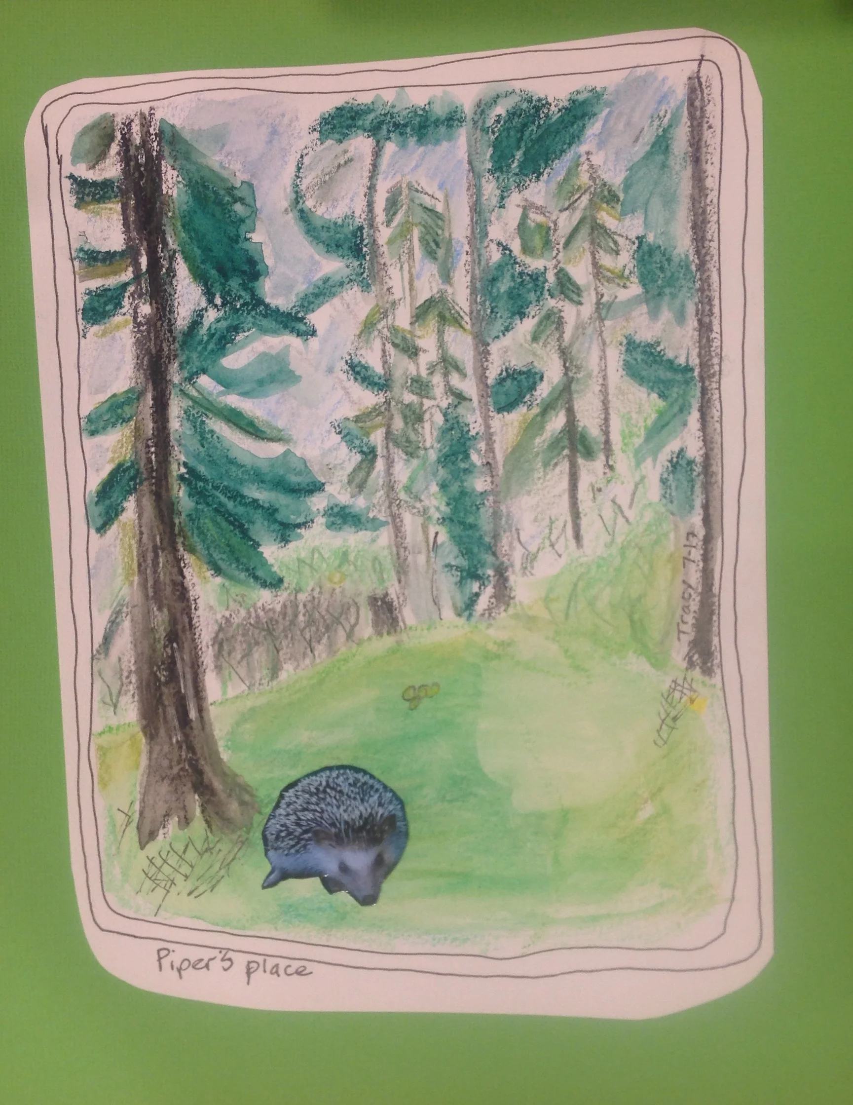 Piper the Hedgehog in the Woods