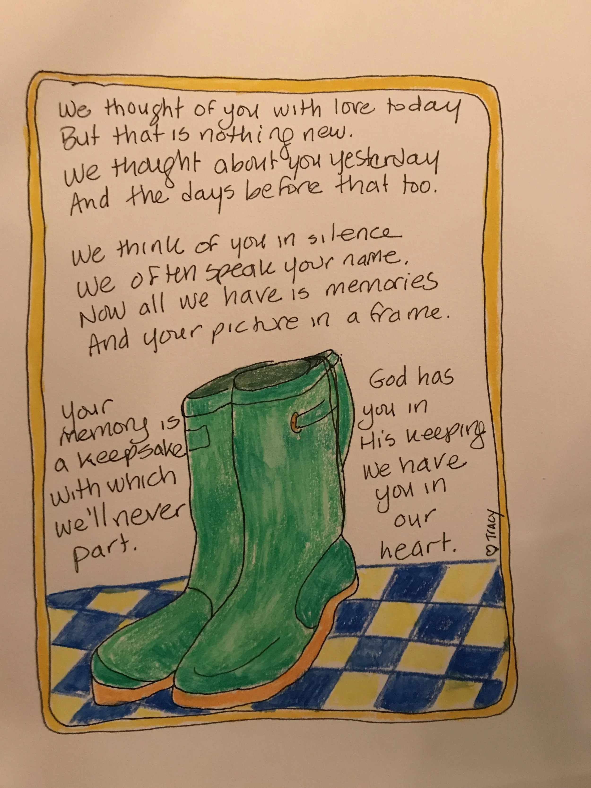 We Thought of You With Love Today