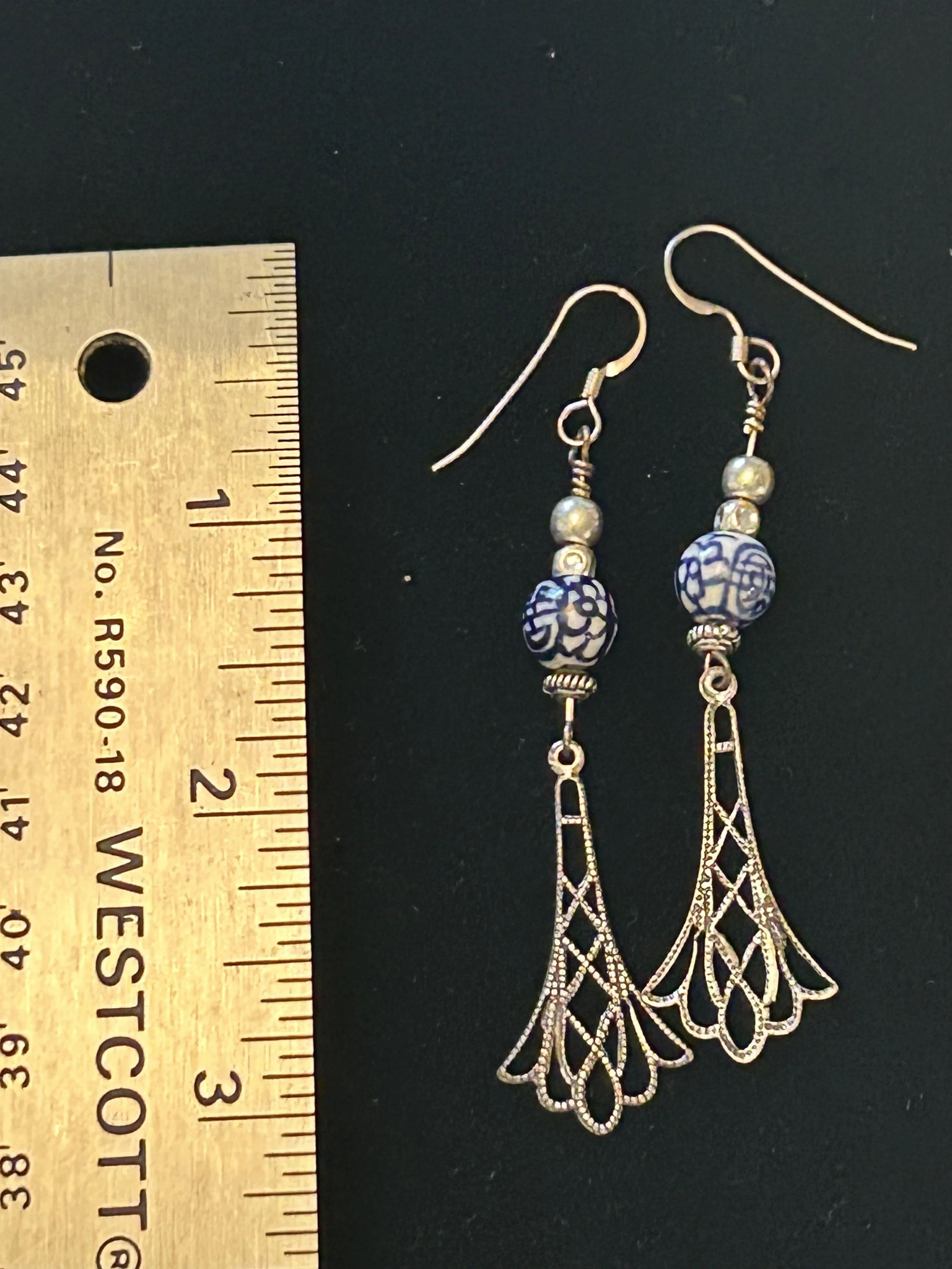Chinese Lantern Hook Danglers $25