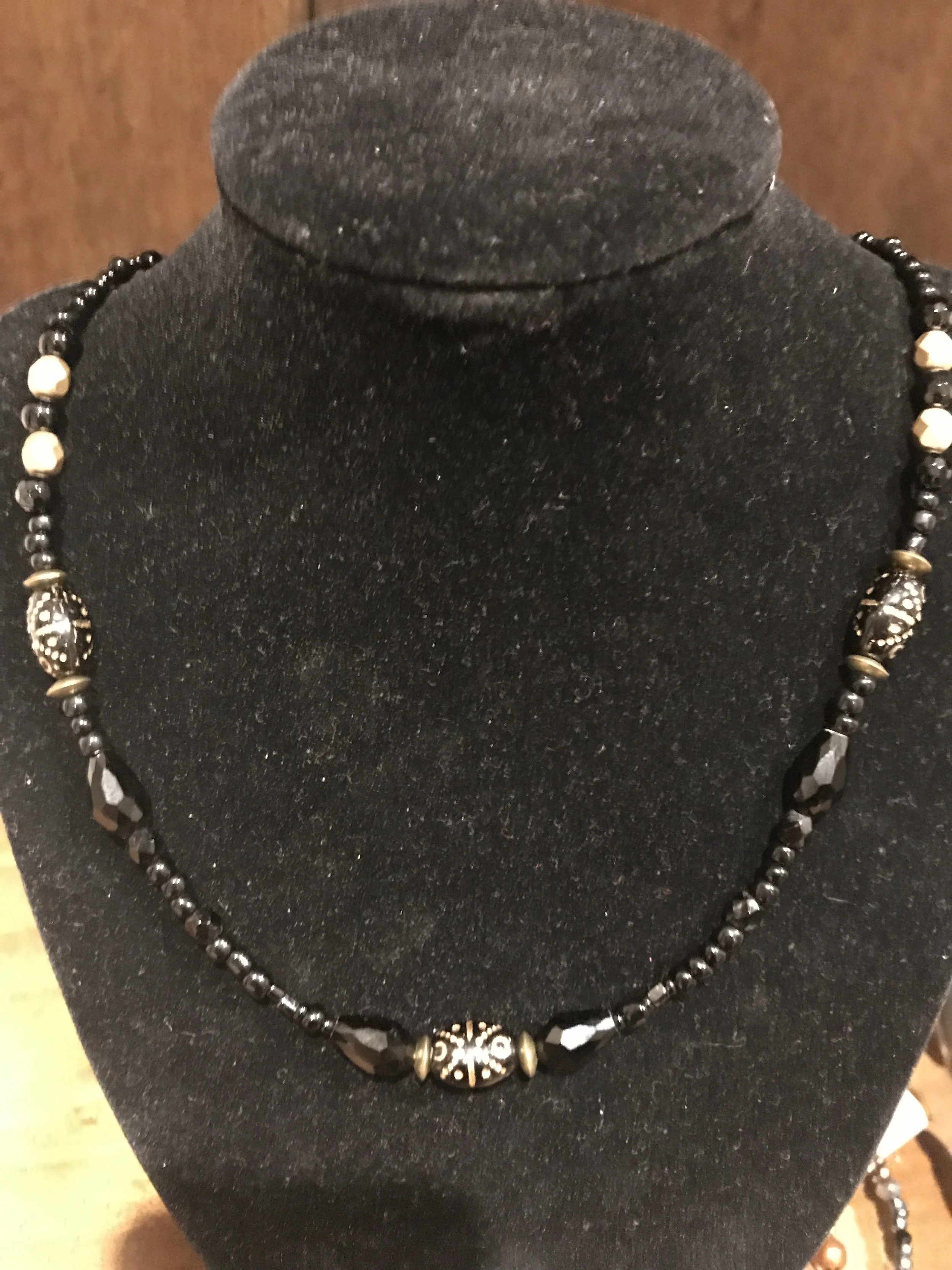 Pindots in Black and Gold.JPG