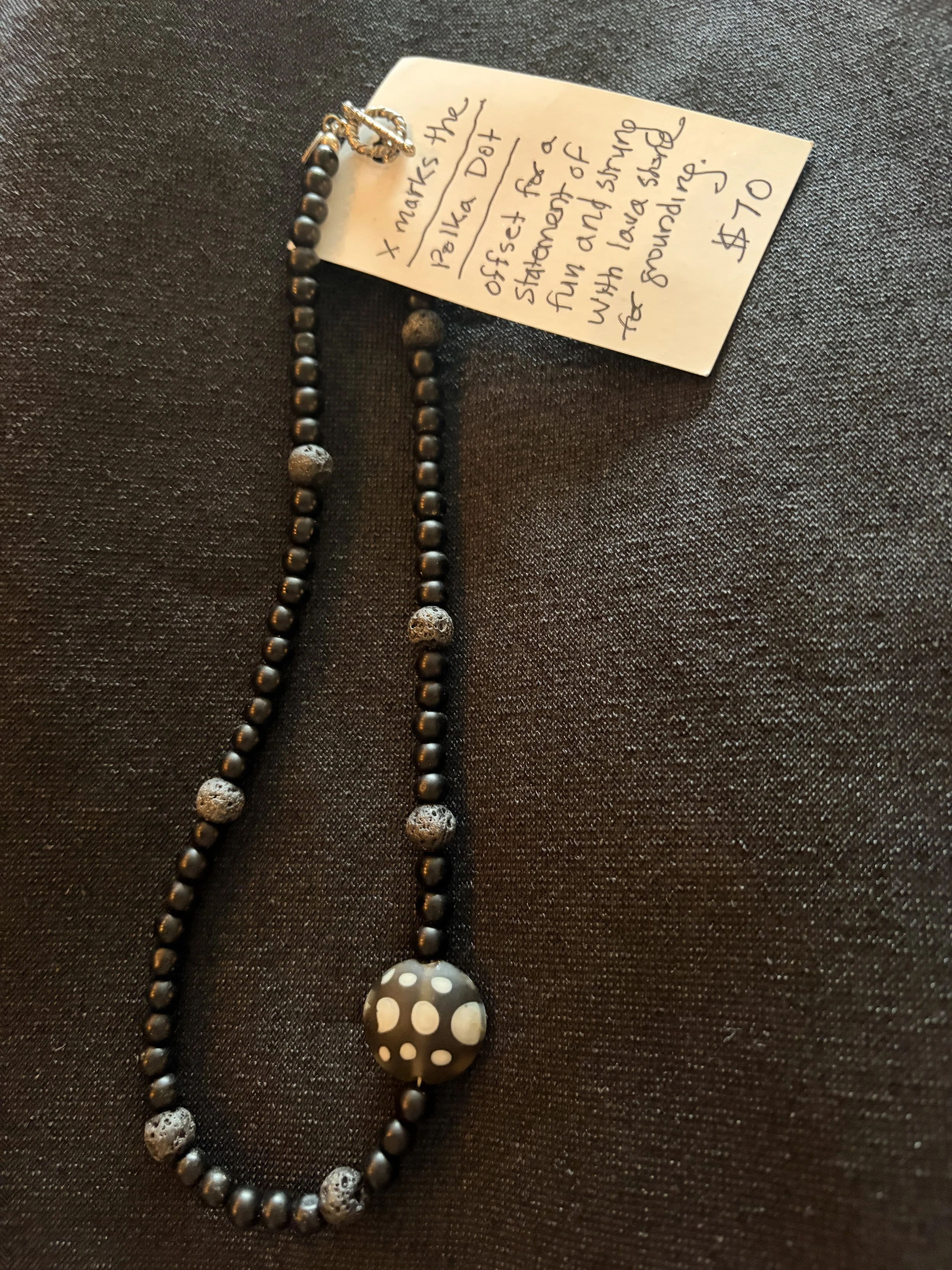 X Marks The Spot Polka Dot $70