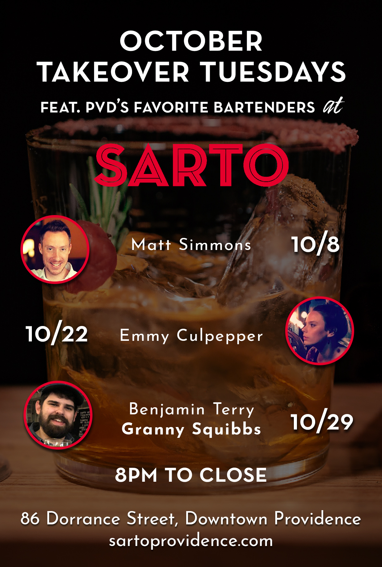 October Takeover Tuesdays at Sarto