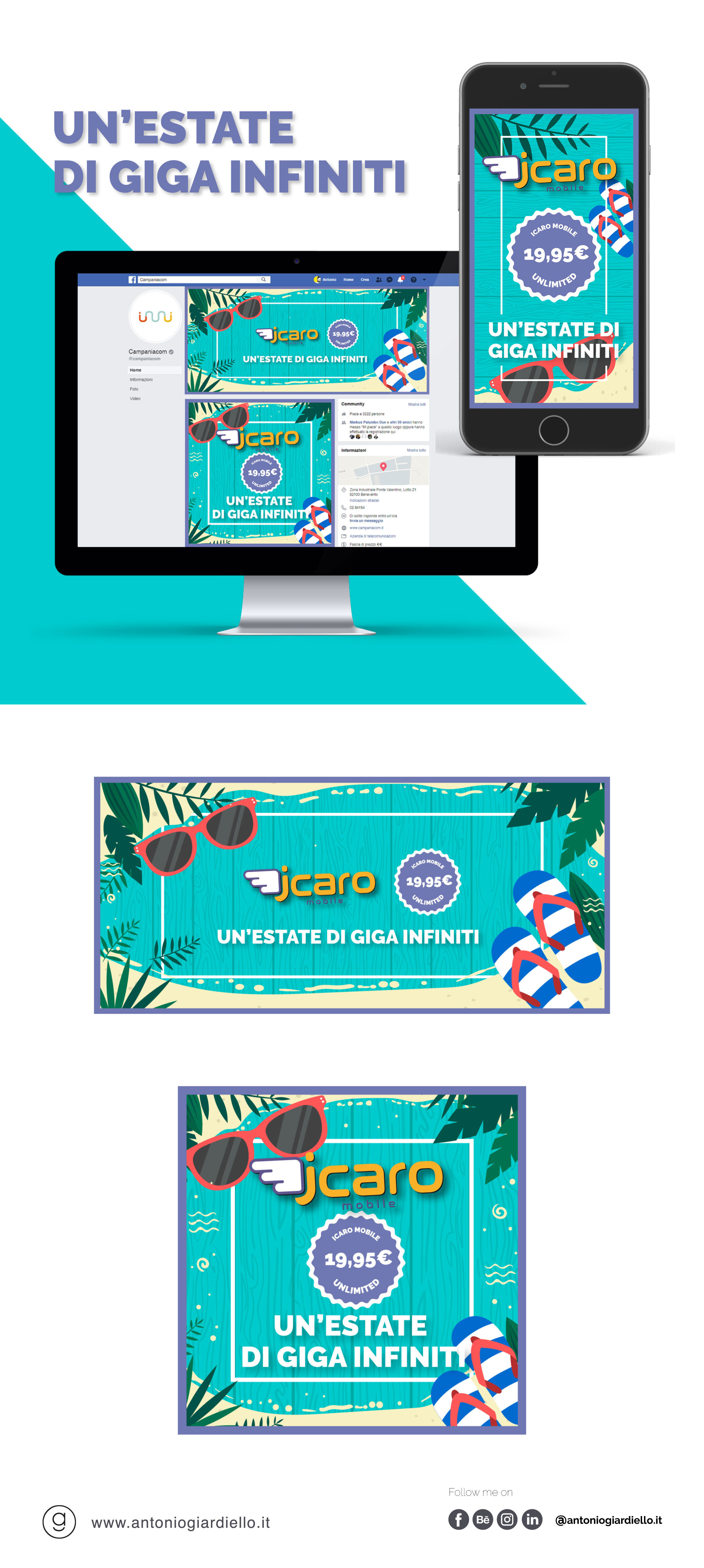 Kit social campaniacom estate 2019