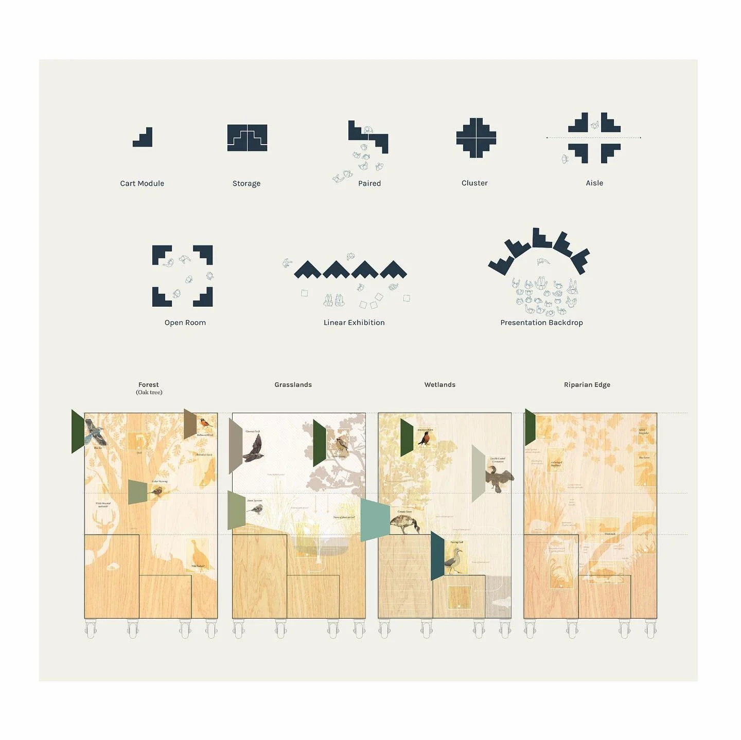 Magazine Beach Park Nature Center:
Mass Audubon (@massaudubon)is collaborating with the MIT Urban Risk Lab to design and create a series of modular structures that will house exhibition and educational content for Mass Audubon&rsquo;s nature programm