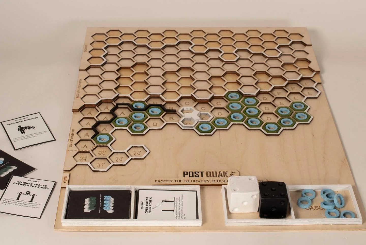 &ldquo;Post-Quake: Faster the Recovery, Bigger the Victory!" Games are shown to be more effective in teaching disaster response, transforming the problem into an approachable, thought-provoking, and fun scenario without trivializing the disaster