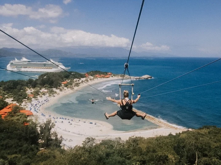 World's Longest Zip Line Labadee, Haiti