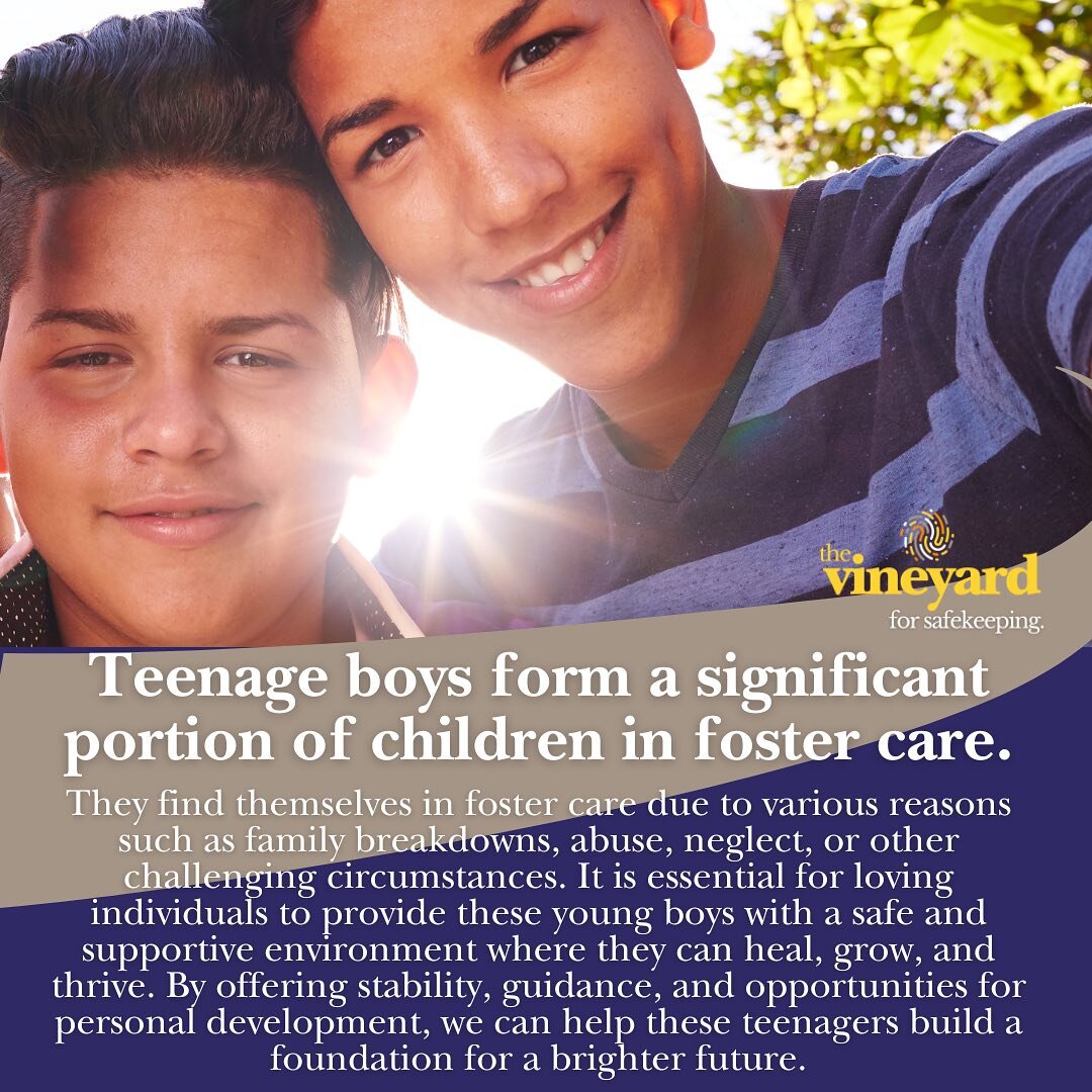 Teenage boys form a significant portion of children in foster care.They find themselves in foster care due to various reasons such as family breakdowns, abuse, neglect, or other challenging circumstances. It is essential for loving individuals to pro