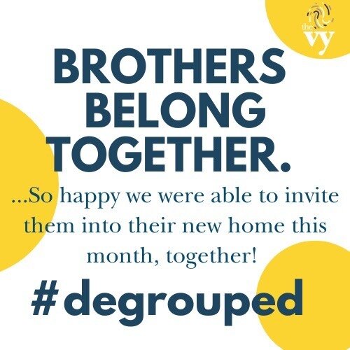 We&rsquo;re so happy to have welcomed siblings into our newest home. This is such a special story and an important one. We hope you will find a way to support this mission of seeing teens #degrouped and living with their family in loving families.

.