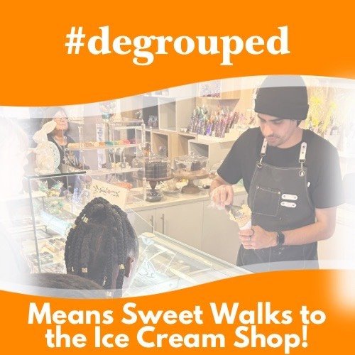 It&rsquo;s important to remember that everyday experiences become few and far between for teens living in group homes. #degrouped means taking sweet walks to the ice cream shop and choosing your favorite flavors with waffle cones and sprinkles. We lo