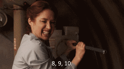 Basically what I feel like on long bike rides: Kimmy Schmidt is right, you can do anything for 10 seconds… over, and over, and…