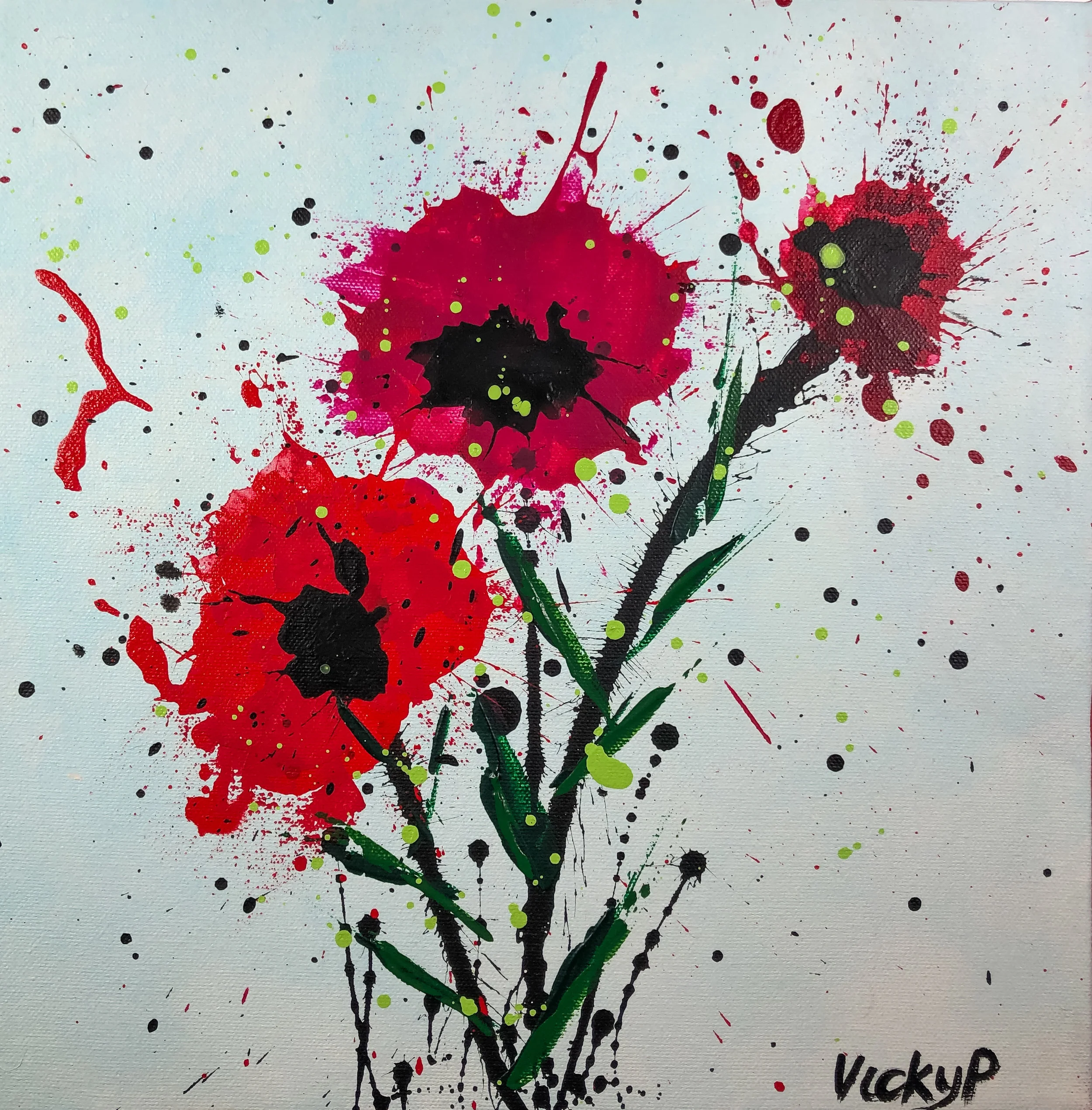 Three Red Poppies by Vicky Paul.jpg