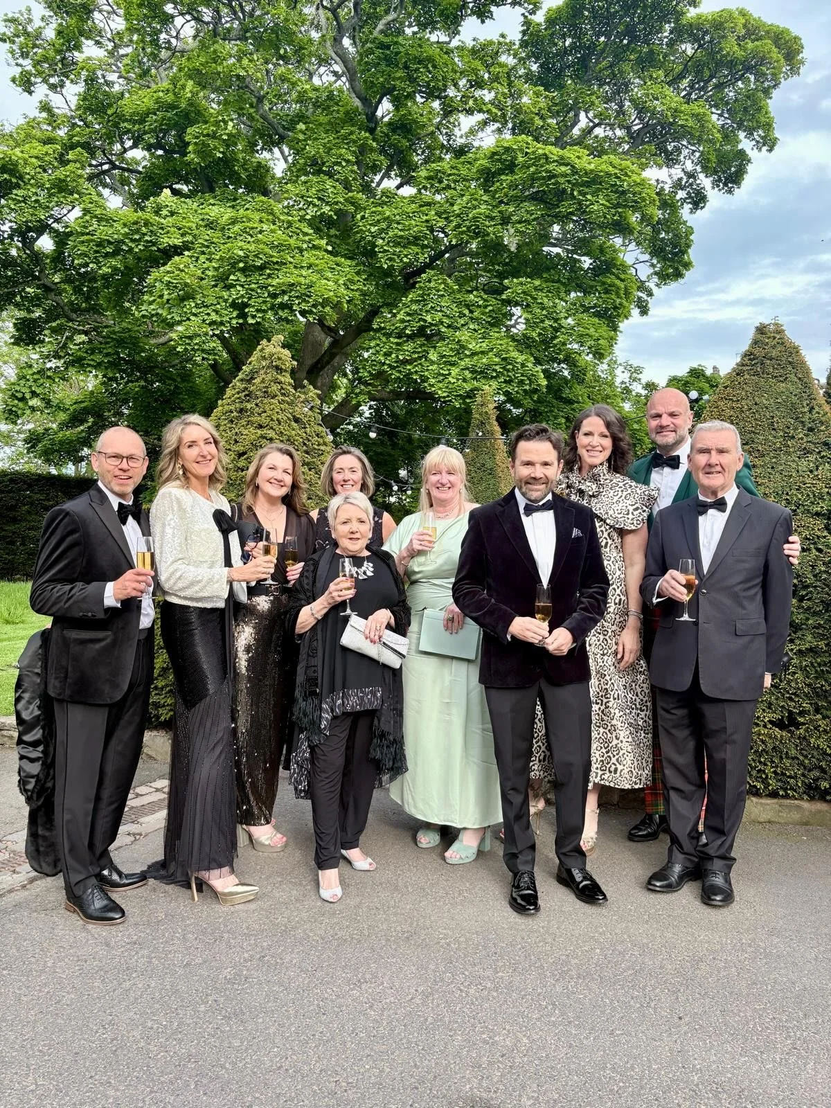 All the fun @prestonfieldhouseedinburgh as guests of @rockmyworldtravel for @mariecurieuk - a charity very close to all our hearts. Such a fab night spent with friends and family. Huge thanks to Isobel and Mark for the generous invite.

Great to meet